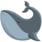 Whale emoji on Messenger