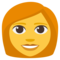 Woman emoji on Emojione