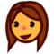Woman emoji on Emojidex