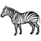 Zebra emoji on Emojidex