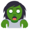 Zombie emoji on Emojione